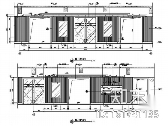 [广东]化妆品公司集团总部办公室室内装修施工图（含方案...cad施工图下载【ID:161741135】