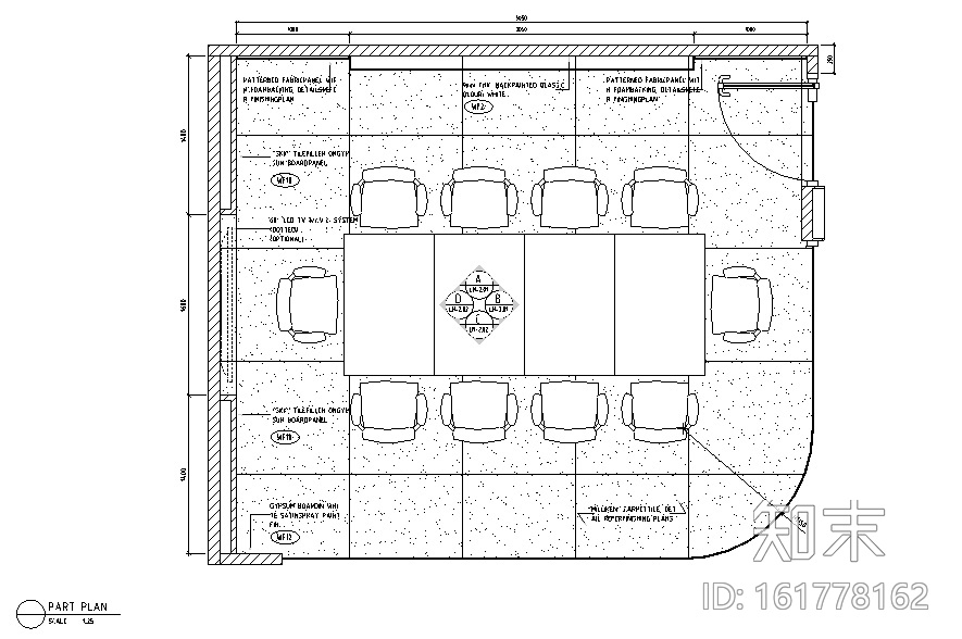 [上海]利丰广场办公空间设计施工图（附效果图）cad施工图下载【ID:161778162】
