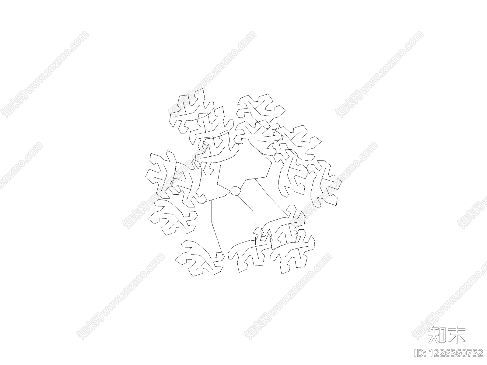 现代综合植物图库CAD图纸