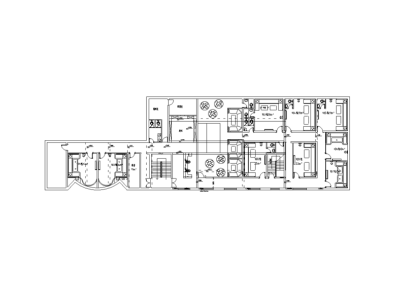 长白金钱豹KTV室内装修设计施工图及效果图（86张）cad施工图下载【ID:161798108】
