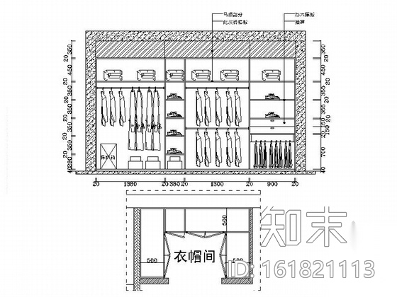 [上海]精品现代三居室样板间室内设计装修施工图cad施工图下载【ID:161821113】