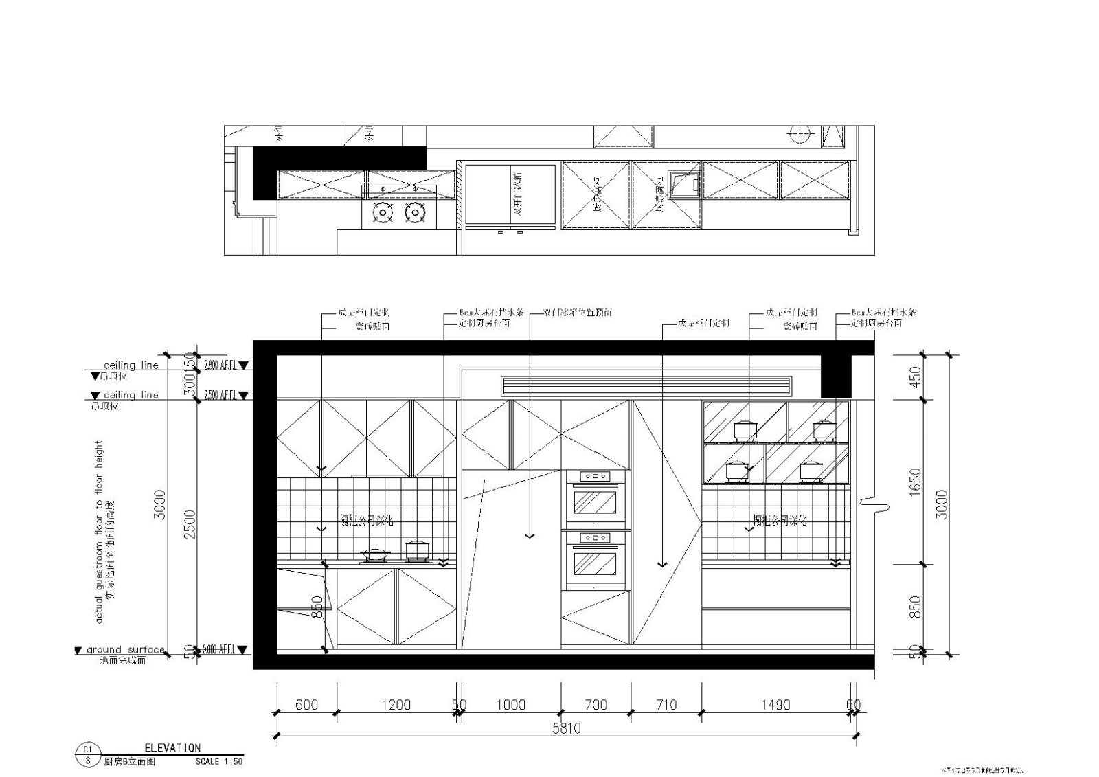 极简对白三居室住宅室内施工图+实景+3D模型施工图下载【ID:160015171】