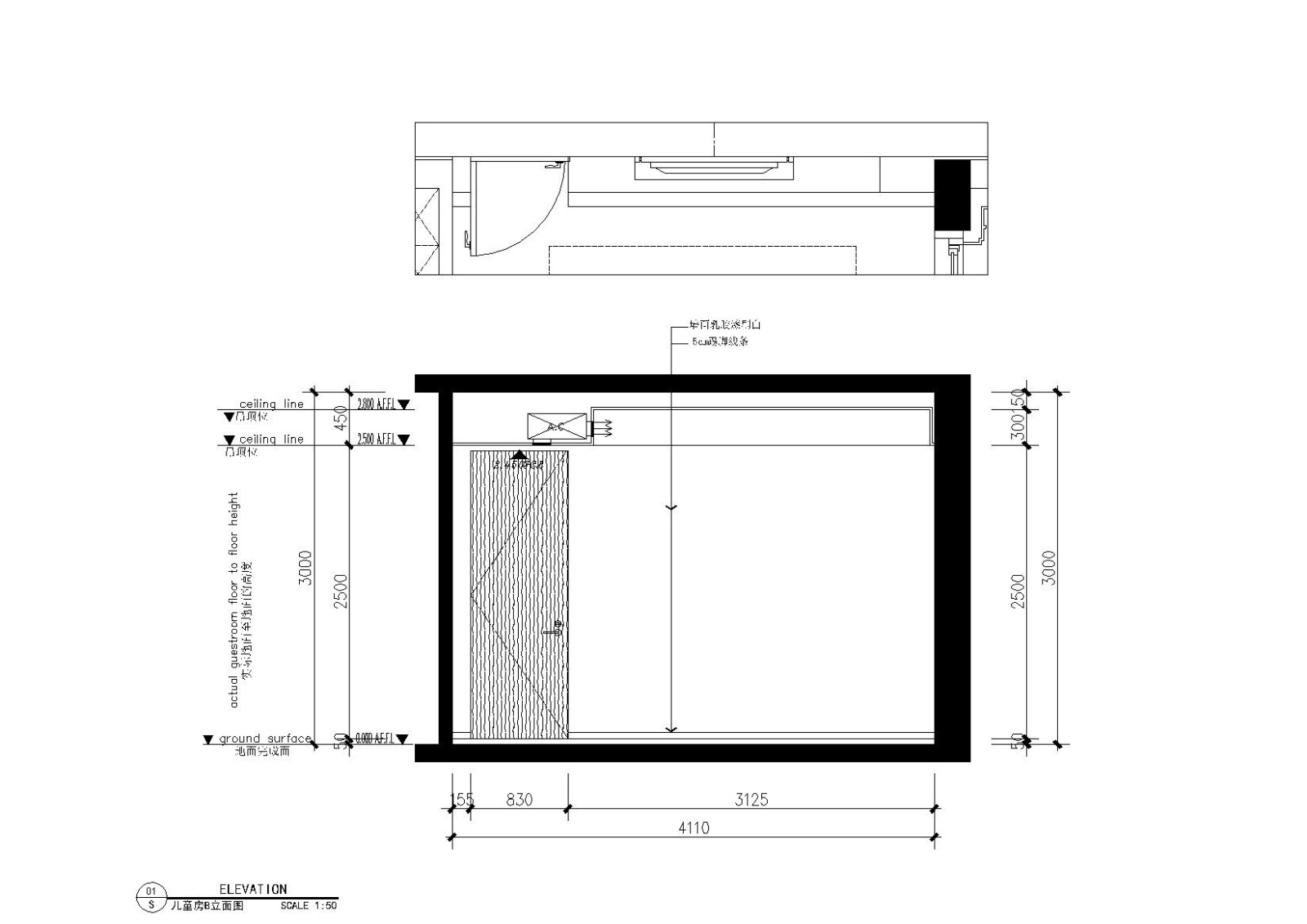 极简对白三居室住宅室内施工图+实景+3D模型施工图下载【ID:160015171】