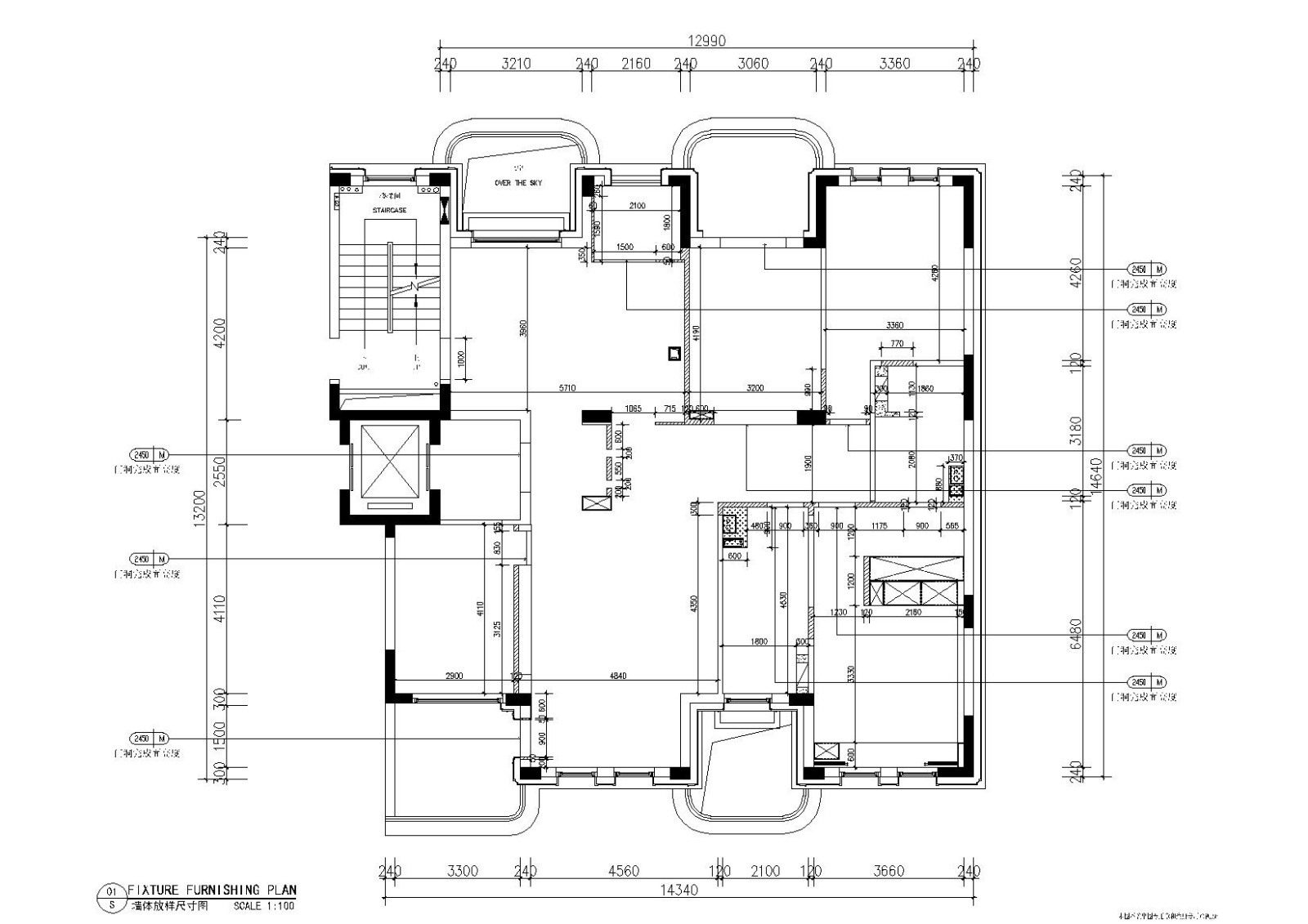 极简对白三居室住宅室内施工图+实景+3D模型施工图下载【ID:160015171】