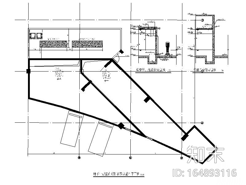 消防水泵房大样图CADcad施工图下载【ID:164893116】