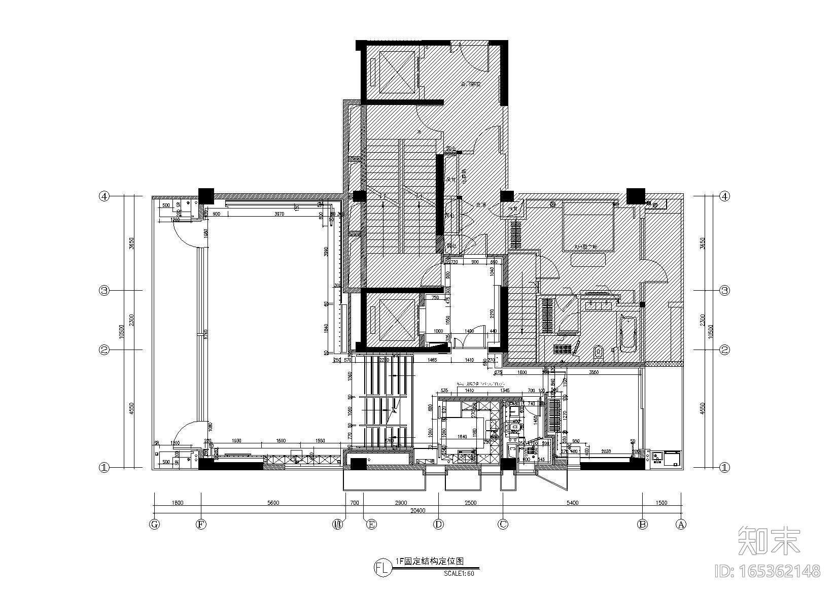 [宁波]琚宾HSD-宁波钓鱼台B户型样板间丨草图模型+CAD...施工图下载【ID:165362148】