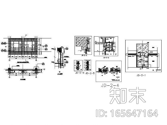 铝板和铝合金落地窗详图施工图下载【ID:165647164】