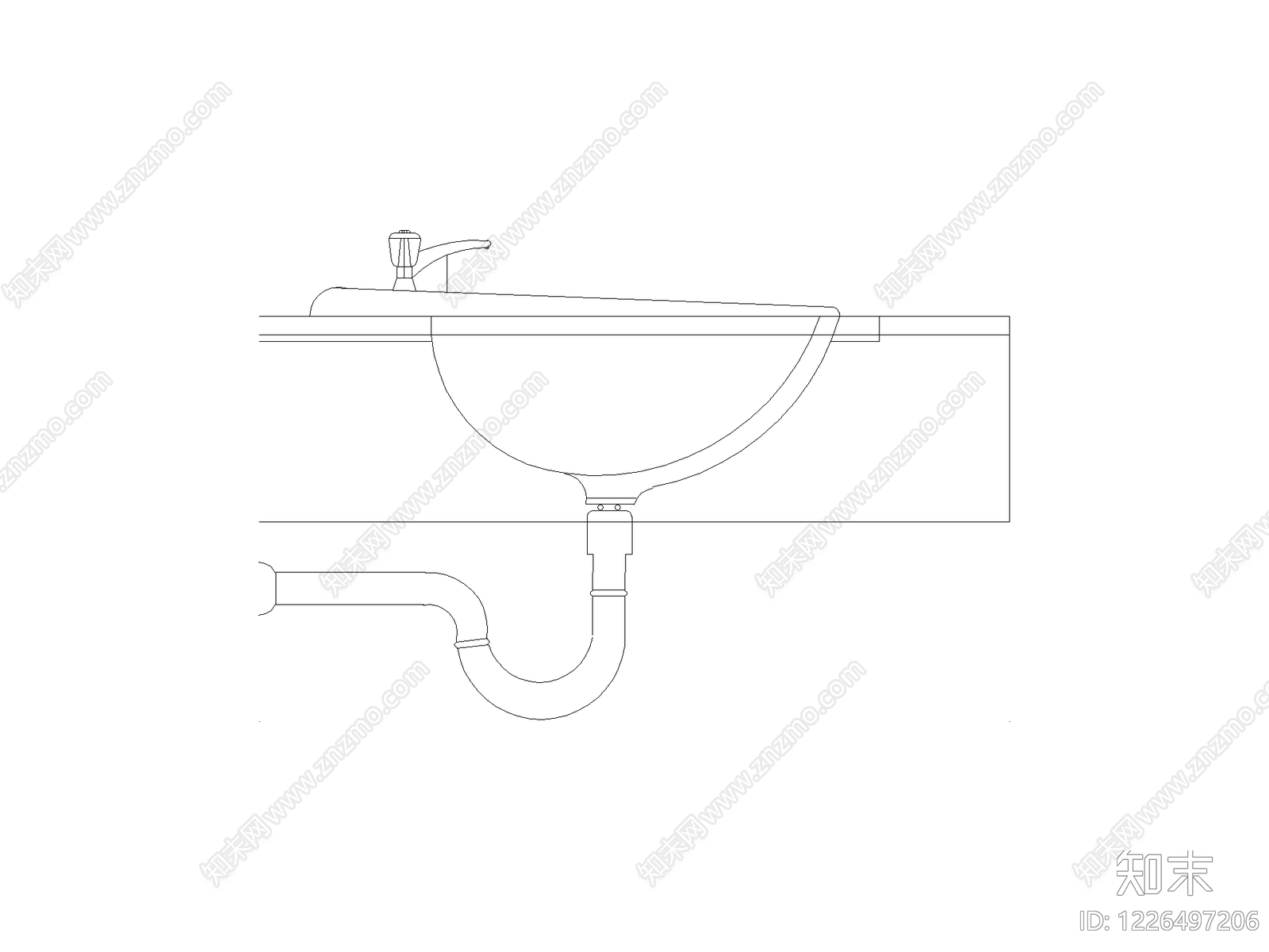卫浴设施cad施工图下载【ID:1226497206】