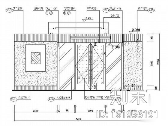 [成都]豪华酒店中餐包间装修施工图cad施工图下载【ID:161956191】