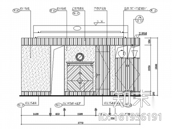 [成都]豪华酒店中餐包间装修施工图cad施工图下载【ID:161956191】