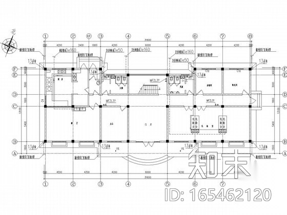 [广东]6万平污水处理厂建筑给排水及工艺全套图纸（CASS...cad施工图下载【ID:165462120】