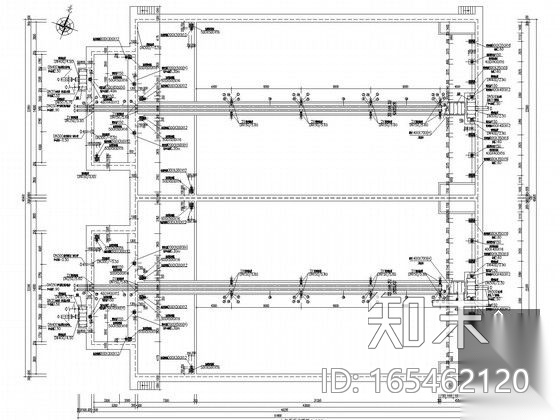 [广东]6万平污水处理厂建筑给排水及工艺全套图纸（CASS...cad施工图下载【ID:165462120】