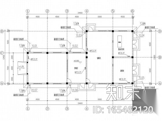 [广东]6万平污水处理厂建筑给排水及工艺全套图纸（CASS...cad施工图下载【ID:165462120】