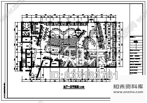 酒吧迪厅平面方案图cad施工图下载【ID:832183781】