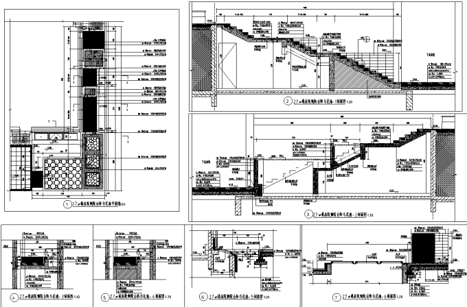 江南水乡新中式别墅庭院景观设计全套施工图施工图下载【ID:160688149】