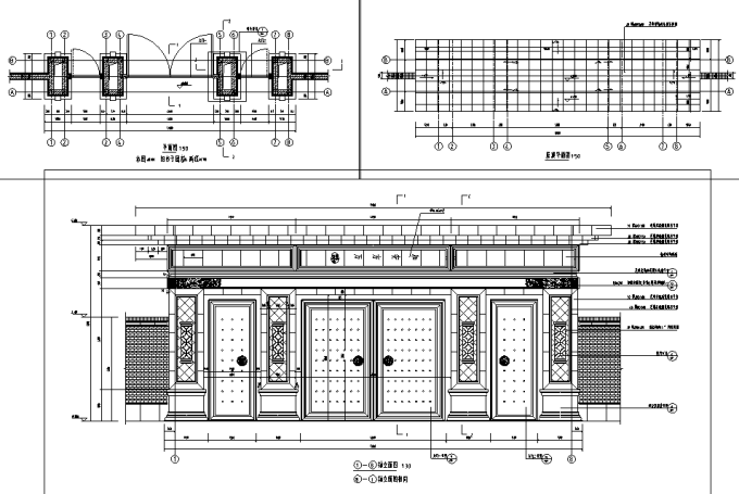 江南水乡新中式别墅庭院景观设计全套施工图施工图下载【ID:160688149】