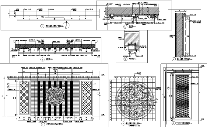 江南水乡新中式别墅庭院景观设计全套施工图施工图下载【ID:160688149】