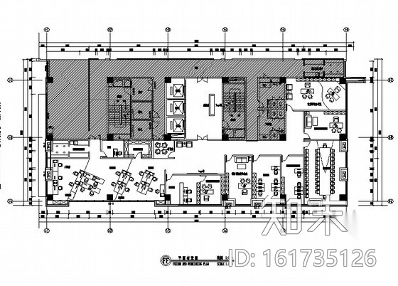 [苏州]开放明亮现代风格办公空间CAD装饰施工图cad施工图下载【ID:161735126】