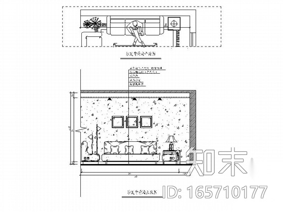 [毕业设计]现代简约四室两厅室内设计装修图（含效果模型...施工图下载【ID:165710177】