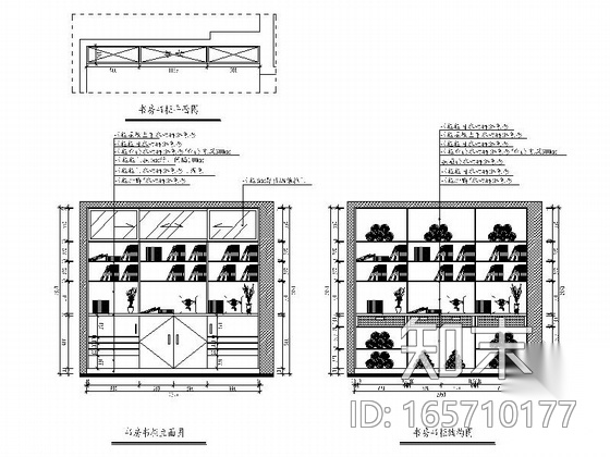 [毕业设计]现代简约四室两厅室内设计装修图（含效果模型...施工图下载【ID:165710177】