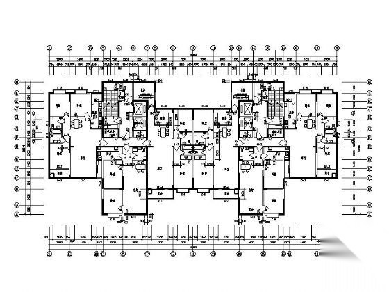 某居住区8栋三十四层商住楼建筑方案扩初图cad施工图下载【ID:167490133】