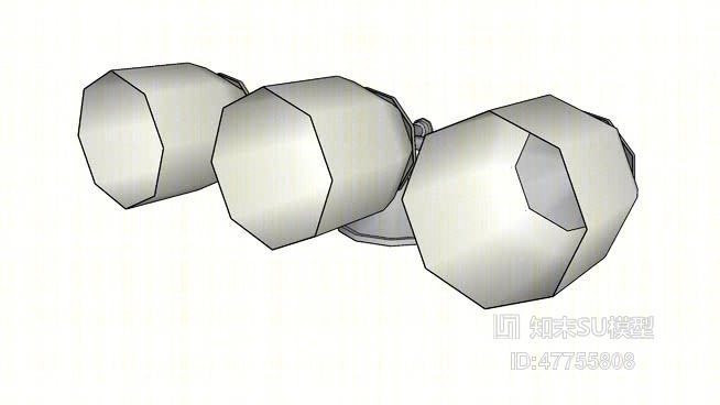 筒灯射灯SU模型下载【ID:47755808】
