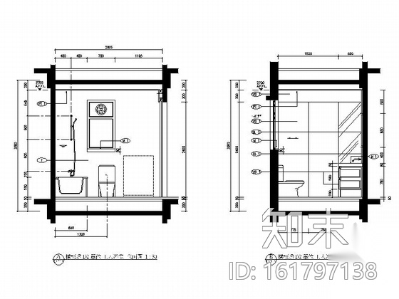 [合肥]雅致现代风格三居室装修图（含实景图）cad施工图下载【ID:161797138】