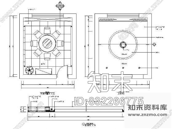 图块/节点小餐包顶面详图cad施工图下载【ID:832266775】