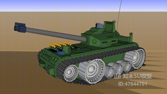 坦克SU模型下载【ID:47644701】