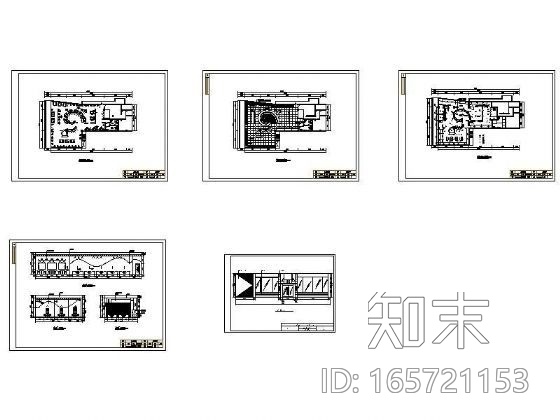 [学生作业]快餐厅方案cad施工图下载【ID:165721153】