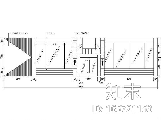 [学生作业]快餐厅方案cad施工图下载【ID:165721153】