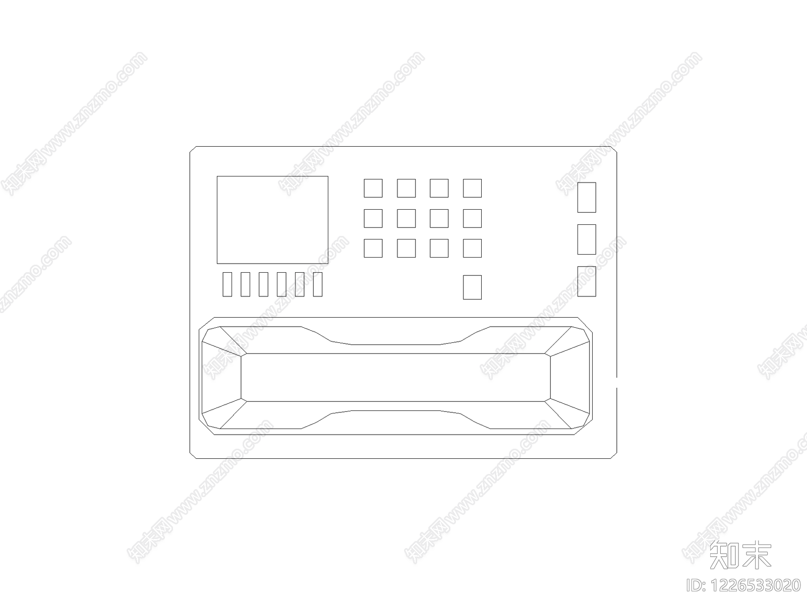 现代柜子CAD图纸