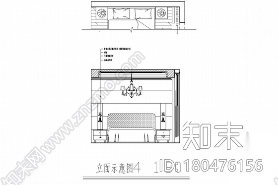 [河北]毗邻商圈高端花园小区简欧新古典风格三居室装修图...cad施工图下载【ID:180476156】