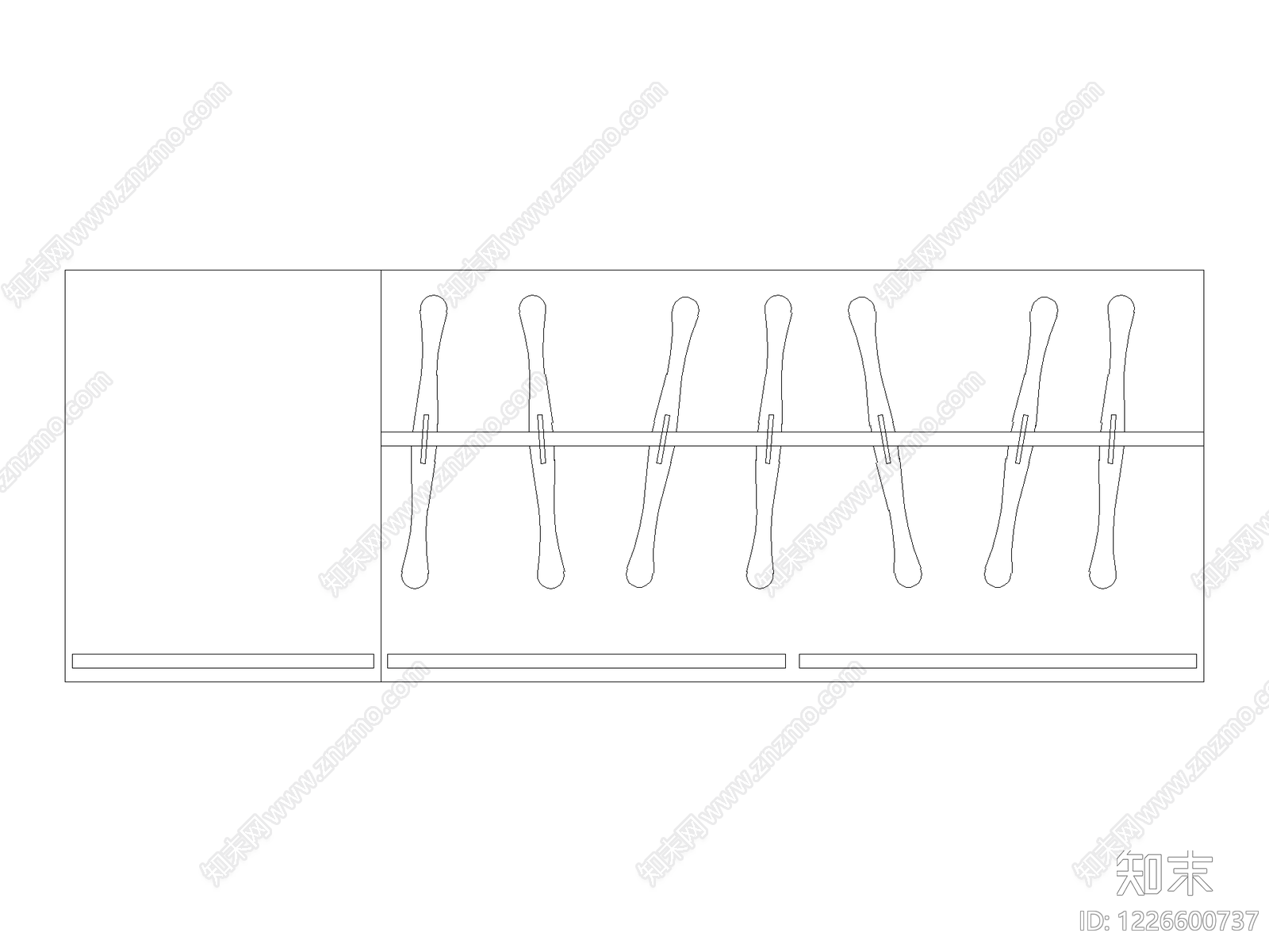 柜子cad施工图下载【ID:1226600737】