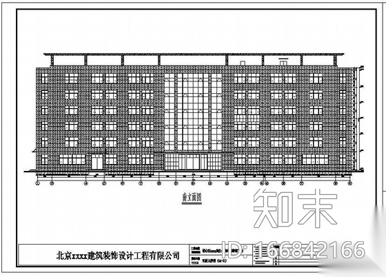 博山某办公楼幕墙图纸cad施工图下载【ID:166842166】
