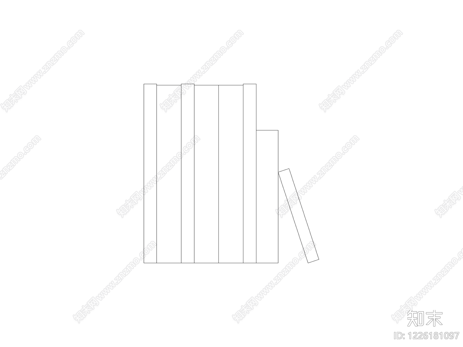 屏风隔断cad施工图下载【ID:1226181097】