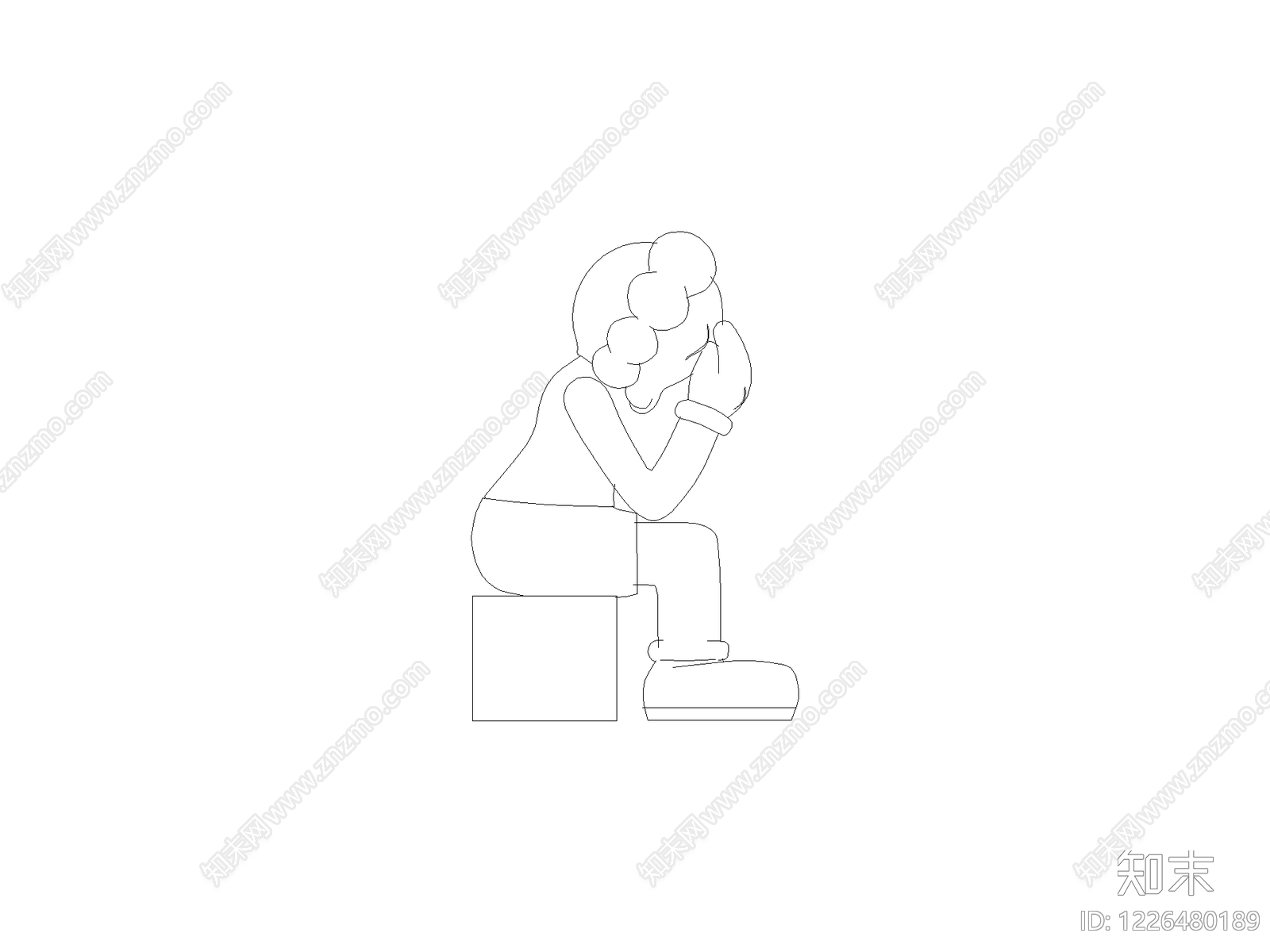 人物cad施工图下载【ID:1226480189】