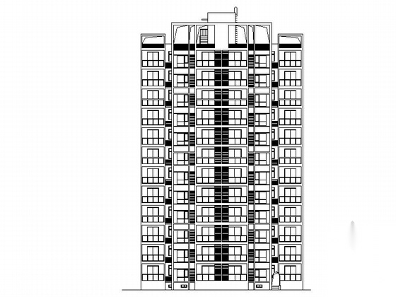 [陕西]高层现代风格大型住宅区规划设计施工图（300余...施工图下载【ID:166827107】