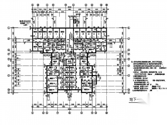 [陕西]高层现代风格大型住宅区规划设计施工图（300余...施工图下载【ID:166827107】