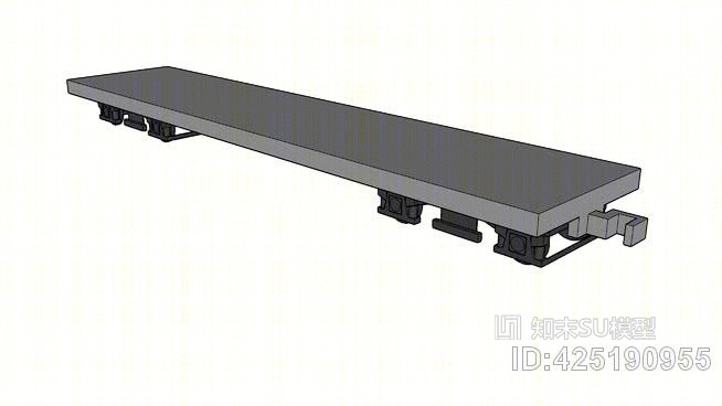 我的火车车厢SU模型下载【ID:425190955】