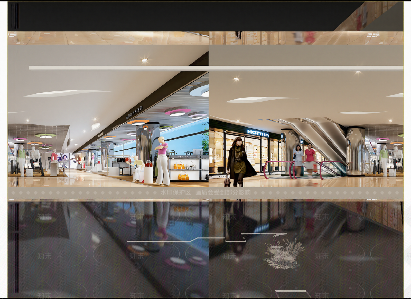 现代商场3D模型下载【ID:1214576183】