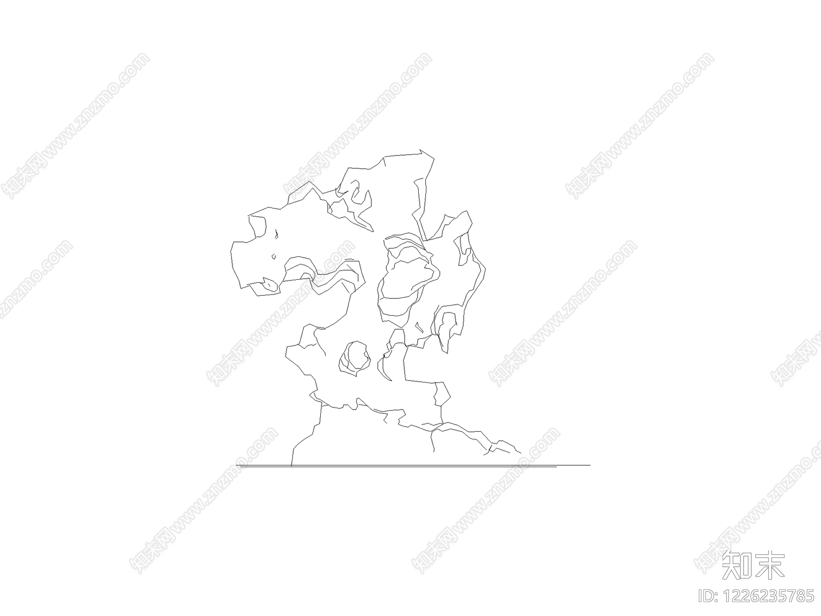 现代背景墙CAD图纸