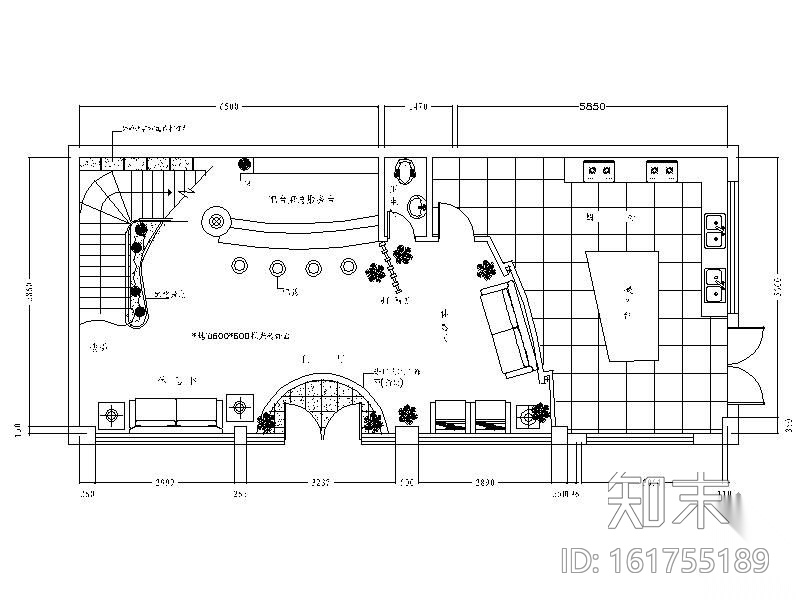 双层中式特色饭店装修图cad施工图下载【ID:161755189】