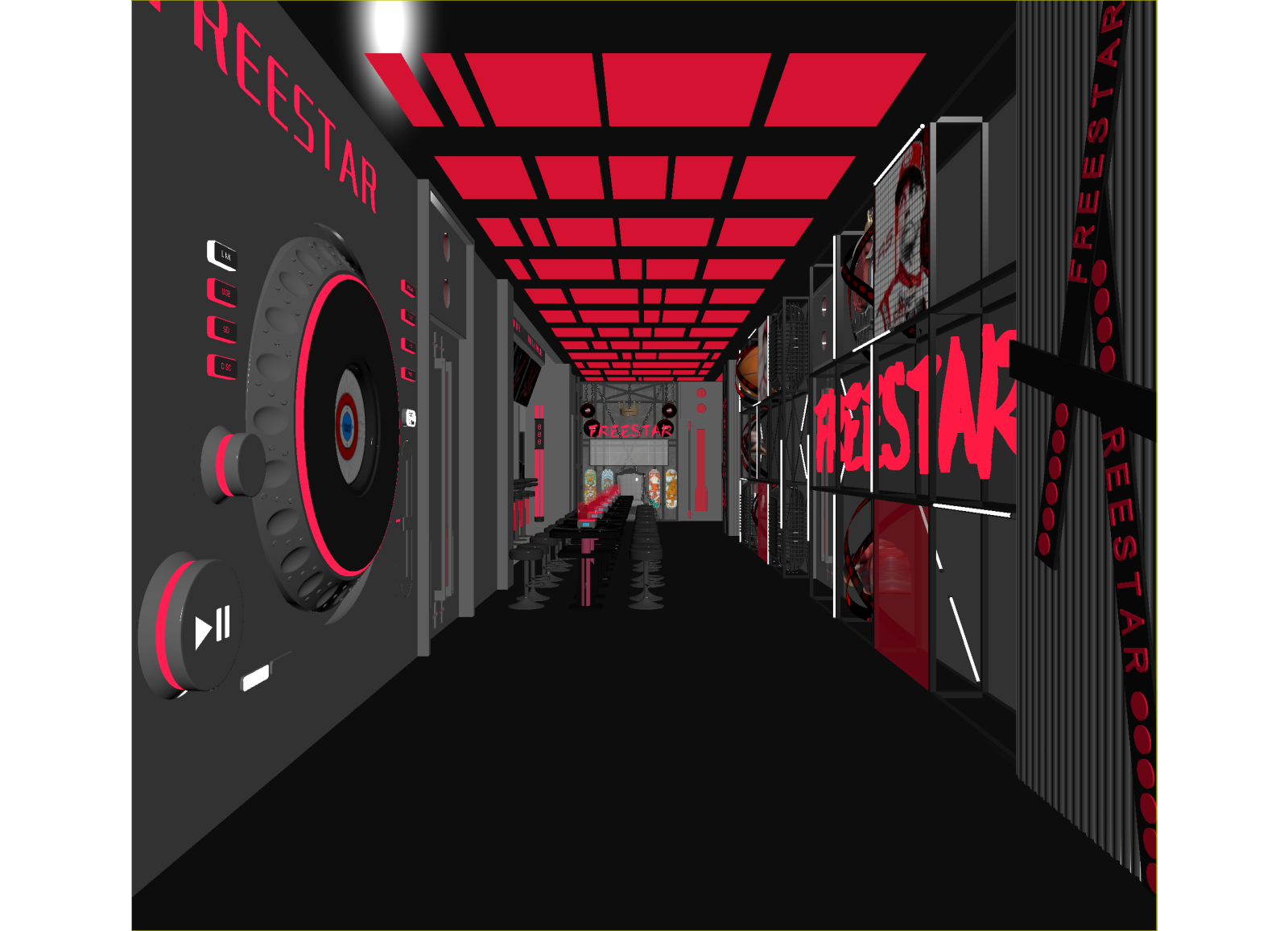 现代网吧网咖3D模型下载【ID:1214356881】