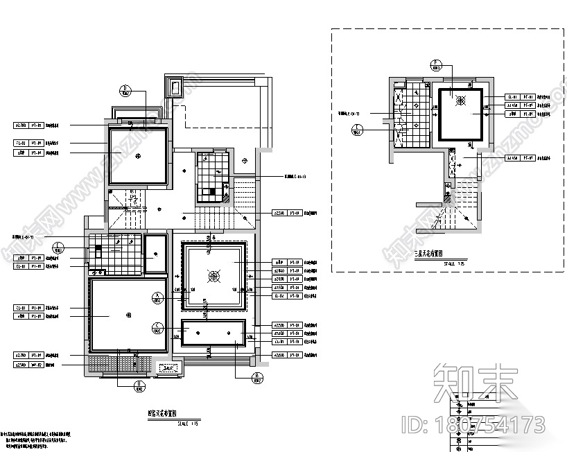 [上海]绿地启东三期DS4户型样板间设计施工图（附效果图...cad施工图下载【ID:180754173】