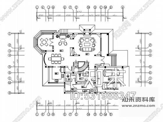 施工图成都临水别墅室内装修图cad施工图下载【ID:531988347】