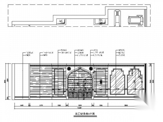 [浙江]豪华欧式休闲SPA会所室内装修施工图（含效果图...施工图下载【ID:160709172】