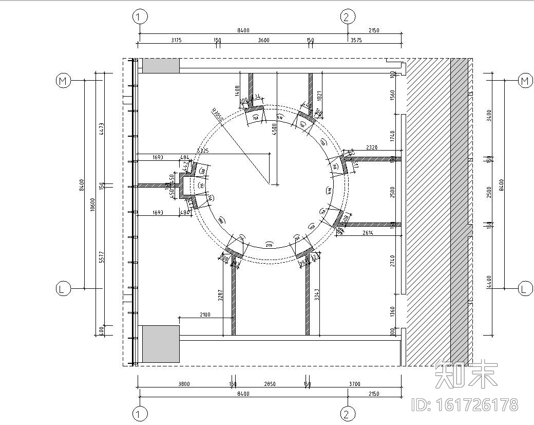 [广东]现代风格办公空间户型样板间施工图cad施工图下载【ID:161726178】