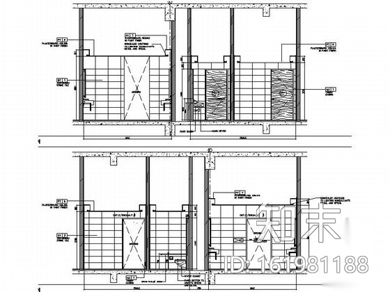 [广州]某国际酒店公共卫生间装修图施工图下载【ID:161981188】