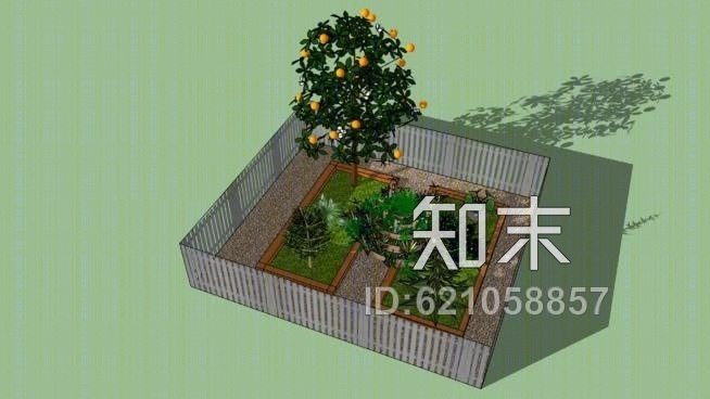 花园SU模型下载【ID:621058857】